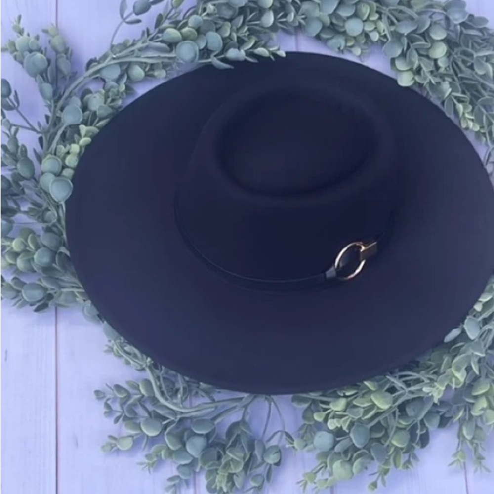 Gold Ring Buckle Bolero Hat